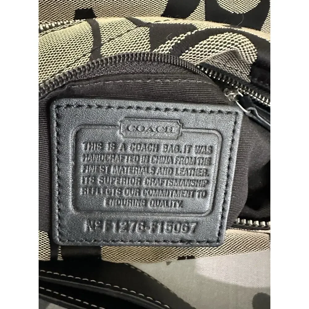 Coach Signature Duffle Hobo Bag (Mode! F15067)